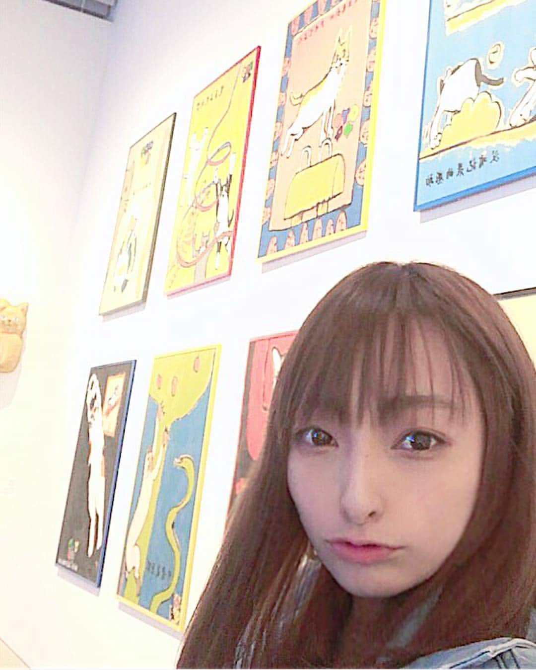 のインスタグラム：「#art #moriartmuseum  #koreangirl #selfie #selca #tokyolife #셀카 #셀스타그램 #일본」