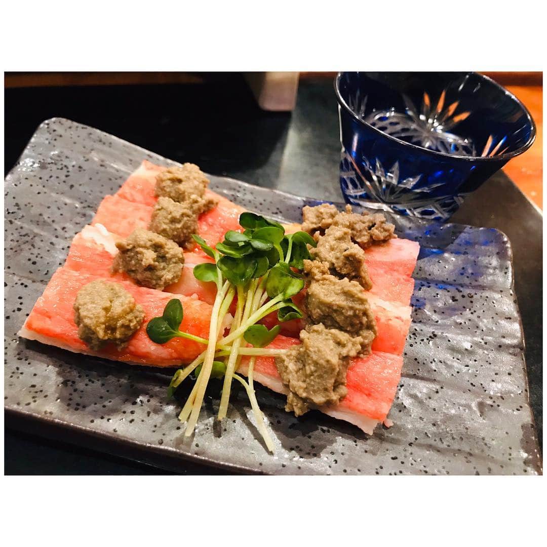 有明ゆなさんのインスタグラム写真 - (有明ゆなInstagram)「魚ー！！！ めちゃくちゃ美味しかった(;_;)♡ 幸せの極み！！！ . . . . #魚 #お魚 #おさかな #刺身 #刺し身 #さしみ #つまみ #日本酒 #美味しい #感動 #お酒 #酒」4月3日 18時11分 - ariake_yuna