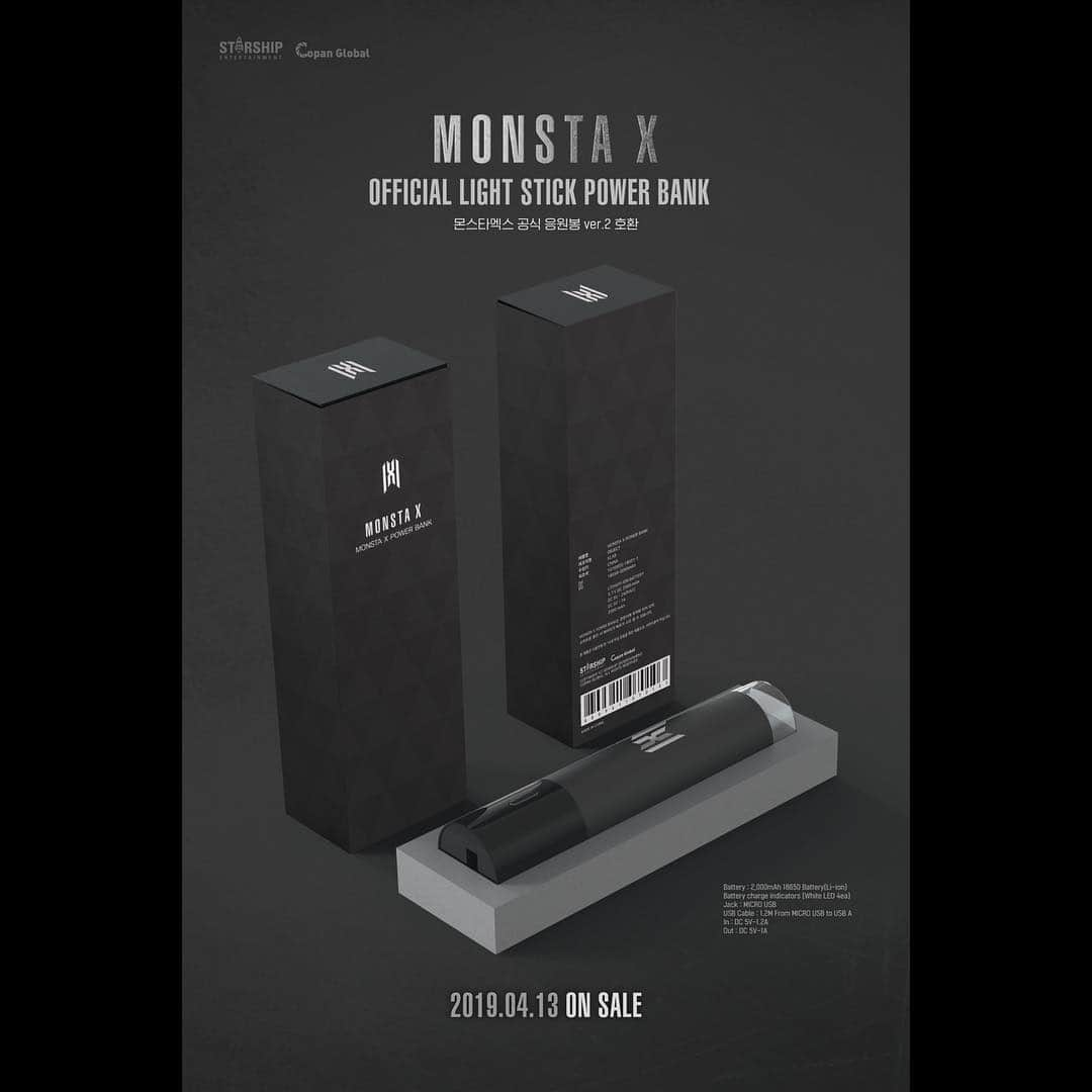 Monsta Xさんのインスタグラム写真 - (Monsta XInstagram)「#몬스타엑스 #공식응원봉 OFFICIAL LIGHT STICK VER.2  190405 : PRE-ORDER 190413 : ON SALE  #MONSTAX #MONSTAX #몬둥이2 #MONSTAGRAM #몬스타그램 👉🏻 http://cafe.daum.net/monsta-x/UjEK/384」4月3日 18時14分 - official_monsta_x