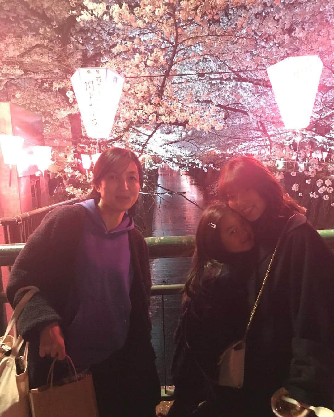 簑島三佳さんのインスタグラム写真 - (簑島三佳Instagram)「今夜はチビのいとこ達と目黒川の桜を見たよ  寒い日が続いたお陰でまだまだ咲いてて嬉しい🌸  桜が1番好きな花🌸  #桜 #🌸 #目黒川 #可愛いいとこ達 #初めてのラムレモネードがとっても美味しかった🍋」4月3日 21時44分 - minoshimamika