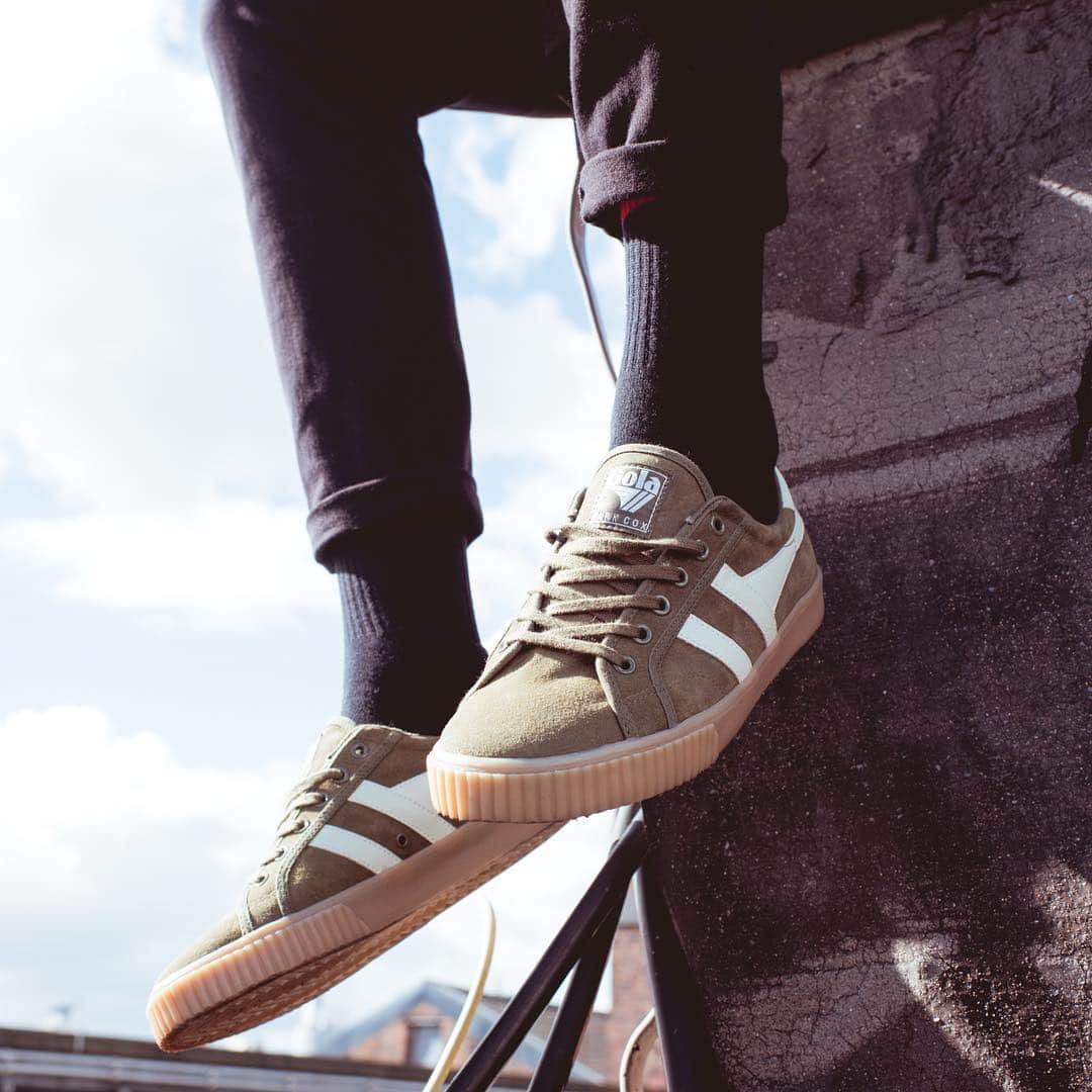 のインスタグラム：「Classics 👌🏽 #golaclassics men's Tennis Mark Cox trainers in new seasonal colourways」