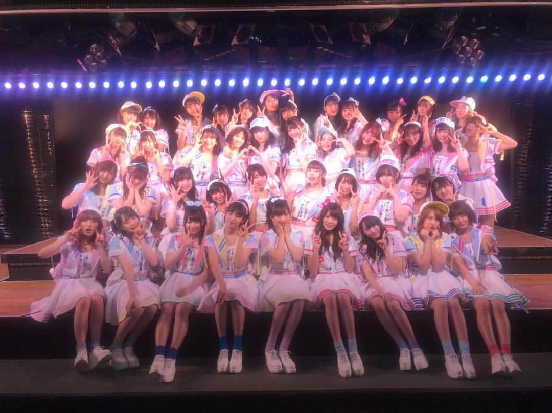 高岡薫のインスタグラム：「チーム8結成5周年！！本当に応援してくださってありがとうございました！これからも応援よろしくお願いします！  今日の公演、ユニットはペラペラペラオでした！  #チーム8 #ペラペラペラオ」