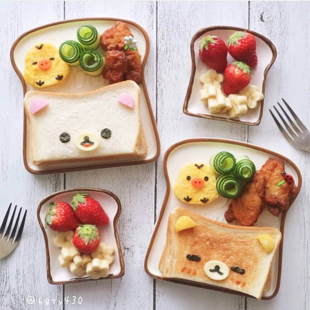 Rilakkuma US（リラックマ）さんのインスタグラム写真 - (Rilakkuma US（リラックマ）Instagram)「Wake up on n the right side of the bed with Rilakkuma! Check out these adorable Rilakkuma and Korilakkuma toasts made by @hgsy430!! . . . #RilakkumaUS #rilakkuma #Sanx #Kawaii #breakfast #cutefood #toast #diy #リラックマ #サンエックス」4月4日 0時12分 - rilakkumaus