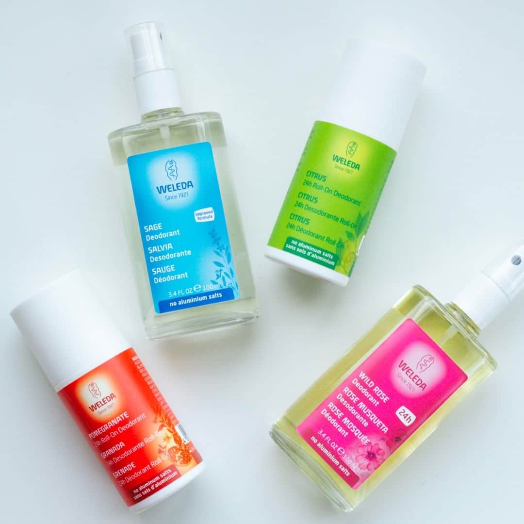 Weledaのインスタグラム：「Refresh yourself all month long! Enjoy 15% off of our deodorants and all other personal care essentials! 🌸」