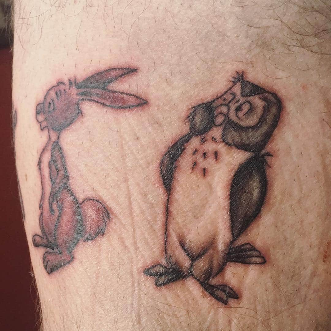 クリス・ウェビーさんのインスタグラム写真 - (クリス・ウェビーInstagram)「Shout to my dude @joshinksideout at @inksideouttattoo killing this new piece. Pooh is that dude 🙏🕸」4月4日 1時46分 - chriswebby