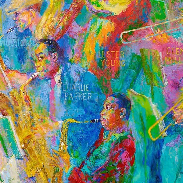 国立アメリカ歴史博物館さんのインスタグラム写真 - (国立アメリカ歴史博物館Instagram)「Alto saxophonist Charlie “Bird” Parker helped found the bebop movement style of jazz, known for fast tempos, improvisation, and quick changes between notes and intervals. He prided himself on improvising an entirely new solo every time he played a piece.  Want to learn more about “Yardbird” during @smithsoniantheaters ‘s Jazz Film Festival: https://s.si.edu/JazzFilmFestival  #AfricanAmericanHistory #AmericanHistory #BlackHistory #MusicHistory #EntertainmentHistory #SmithsonianMusic #JazzAppreciationMonth #JazzHistory #CharlieParker  Support of jazz programming at the museum is made possible by the LeRoy Neiman Foundation; The Argus Fund; the Ella Fitzgerald Charitable Foundation, founding donor of the Jazz Appreciation Month endowment; David C. Frederick and Sophia Lynn; Goldman Sachs; and the John Hammond Performance Series Endowment Fund.  The painting Big Band was donated to the Museum by the LeRoy Neiman Foundation.」4月4日 2時18分 - amhistorymuseum