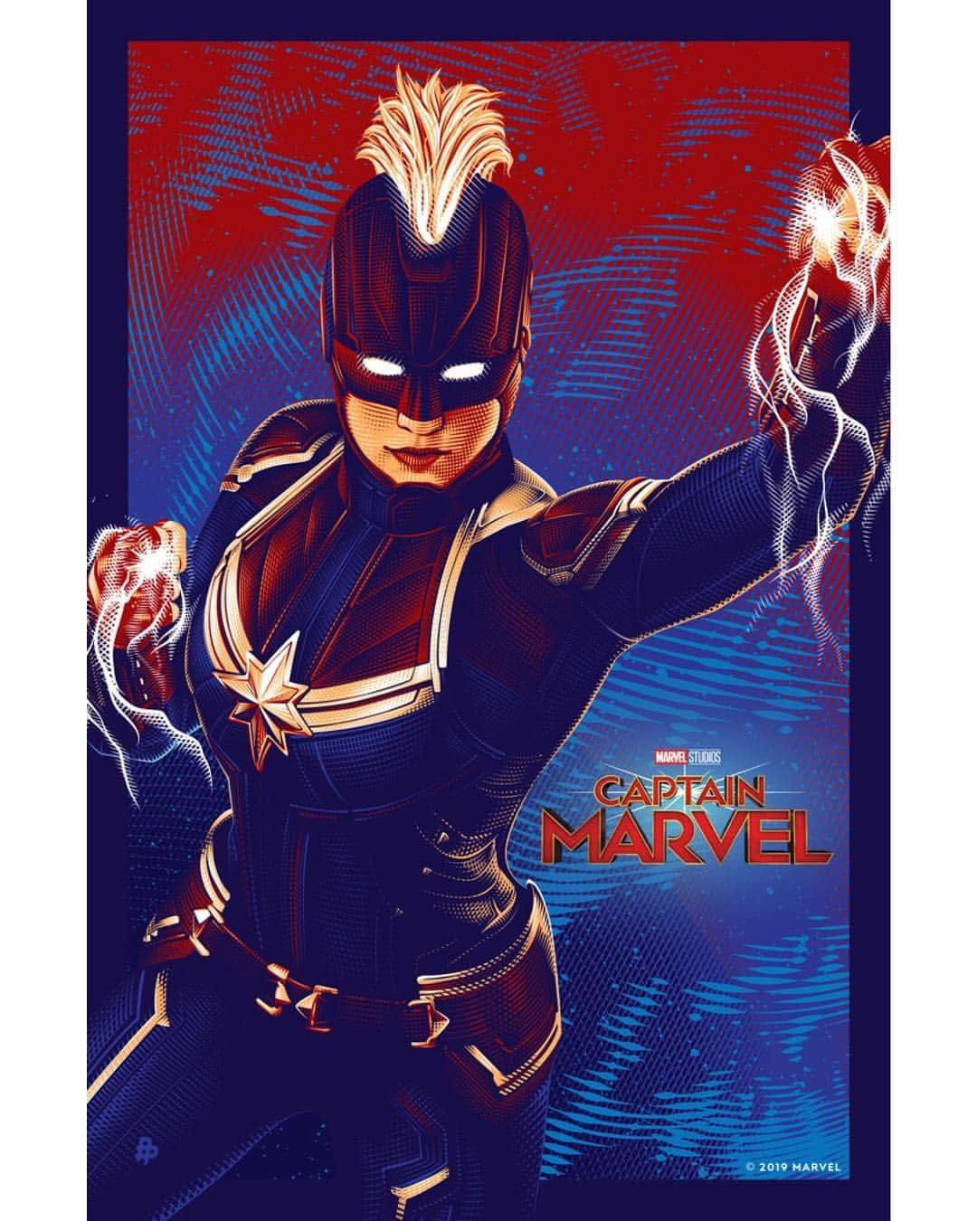 Marvel Entertainmentさんのインスタグラム写真 - (Marvel EntertainmentInstagram)「In celebration of Marvel Studios' #CaptainMarvel soaring past the $1 billion mark at the global box office, here's your look at this new poster by artist @TracieChing. #HigherFurtherFaster」4月4日 3時39分 - marvel