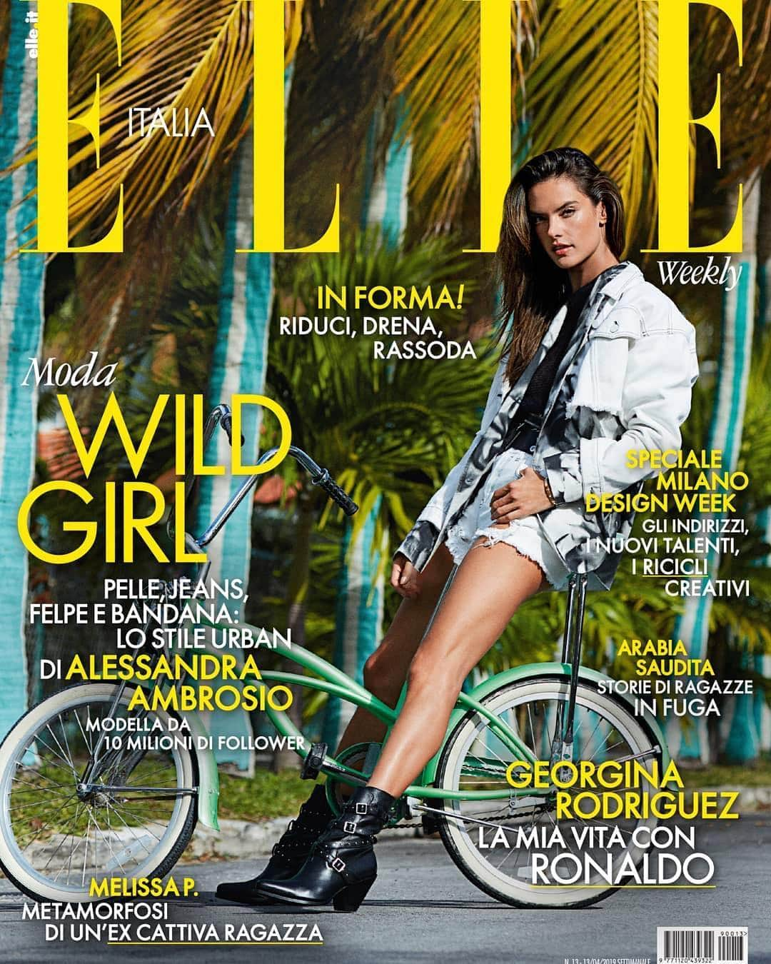 アレッサンドラ・アンブロジオさんのインスタグラム写真 - (アレッサンドラ・アンブロジオInstagram)「WILD GIRL 🐯🌴 @elle_italia」4月4日 6時14分 - alessandraambrosio