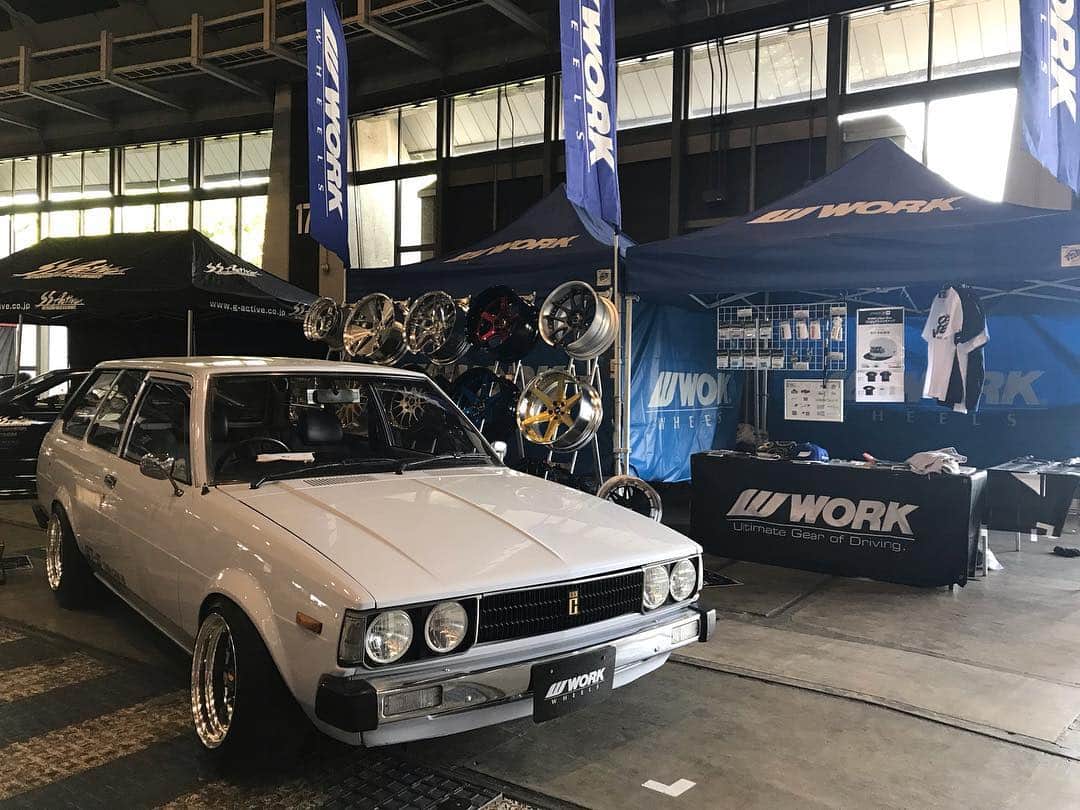 のインスタグラム：「@wekfest_japan 2019  booth & democar Equip Limited Edition -SMOKY BLACK-  TOYOTA COROLLA VAN」