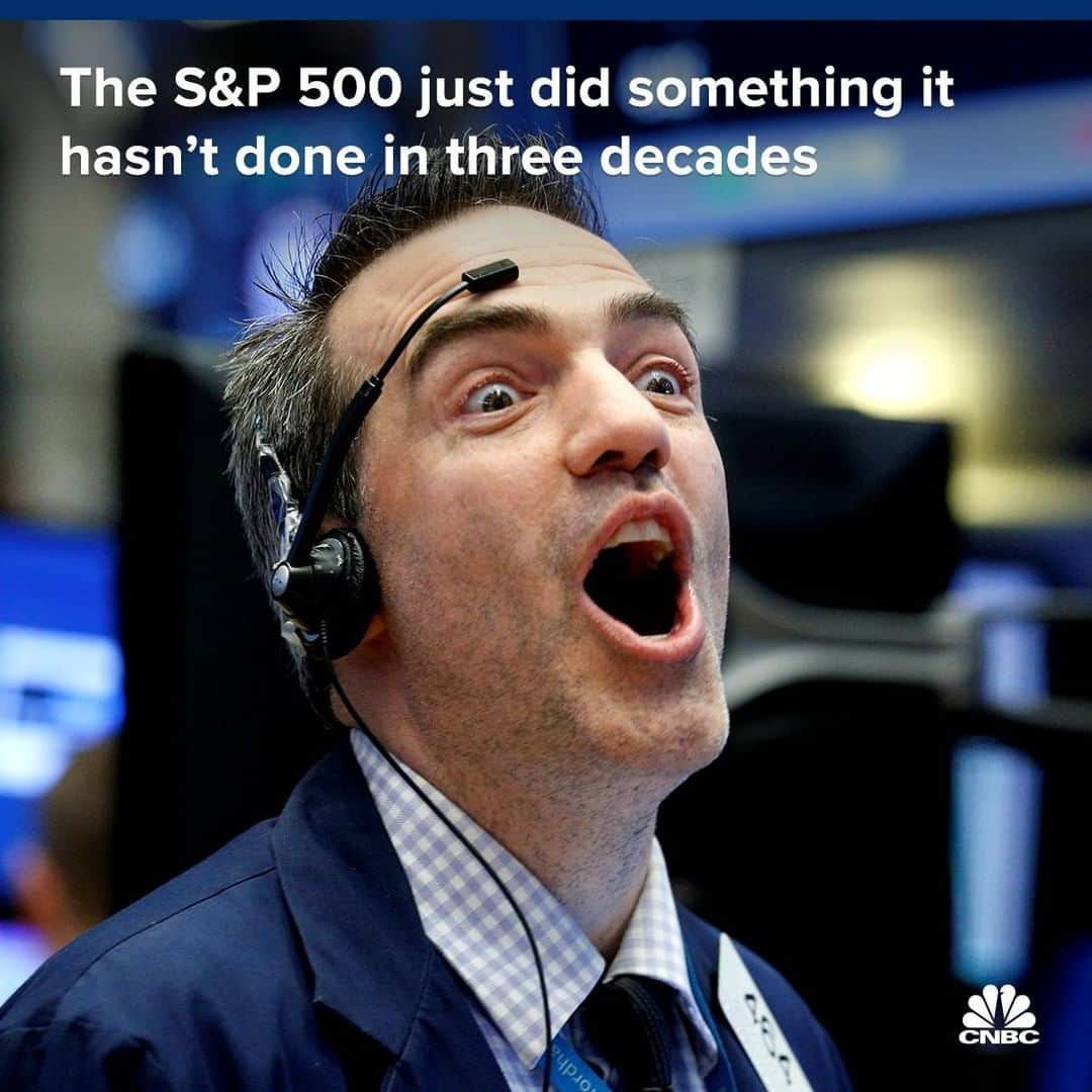 CNBCさんのインスタグラム写真 - (CNBCInstagram)「The stock market is red hot right now. 🔥⁣ ⁣ The S&P 500 is having its best start to the year in 32 years and has rallied nearly 18% in the past 4 months. The S&P climbed to an intraday record on Monday — its first record intraday high since September.⁣ ⁣ But will the gains hold? Some strategists think the upward momentum may lead to a pullback in June.⁣ ⁣ To read more about which sectors are performing best, visit the link in bio.⁣ *⁣ *⁣ *⁣ *⁣ *⁣ *⁣ *⁣ *⁣ #sp500 #sp500trading #nyse #nasdaq #dow #trading #invest #investing #stocks #stockmarket #business #businessnews #cnbc⁣」5月3日 11時00分 - cnbc