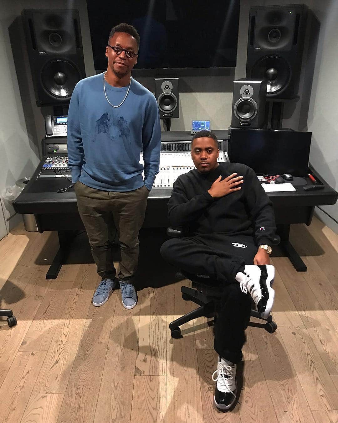 HYPEBEASTさんのインスタグラム写真 - (HYPEBEASTInstagram)「@hypebeastmusic: Looks like @nas and @lupefiasco have a collaboration in the works. Stay tuned for more news on the team-up. Photo: @skygellatly」5月3日 11時24分 - hypebeast