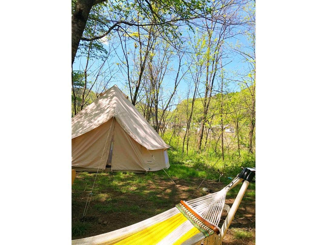 安座間美優さんのインスタグラム写真 - (安座間美優Instagram)「Camp🏕 晴れてて最高☀️ #Camp#GW#ゴールデンウィーク#令和キャンプ」5月3日 11時32分 - mew_azama