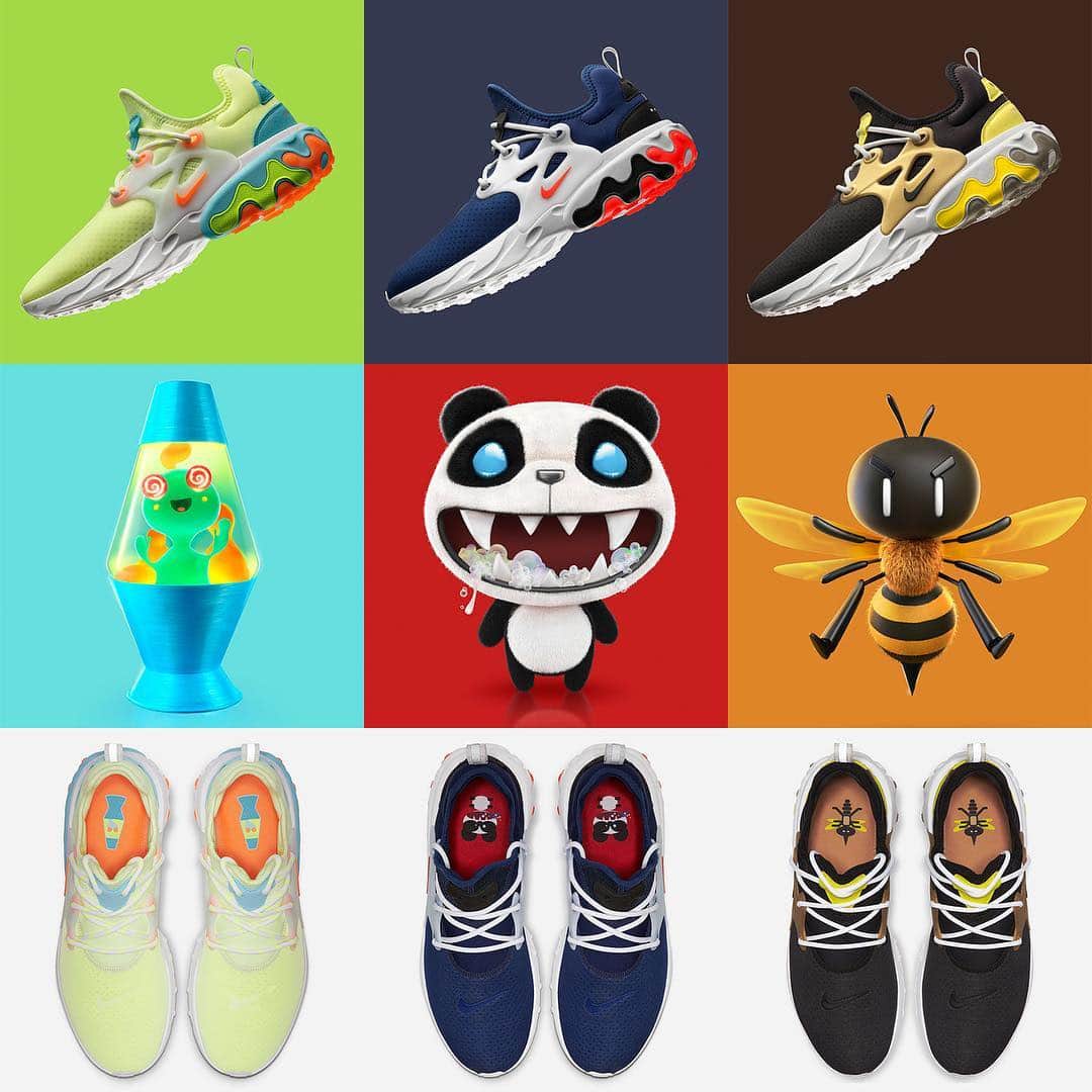 Sneaker Newsさんのインスタグラム写真 - (Sneaker NewsInstagram)「Recognize these characters? For the launch of the React Presto, Nike is re-introducing classic characters like the Brutal Honey and Rabid Panda while ushering in a new generation like the Psychedelic Lava, Witness Protection, and more. For a detailed look at the entire collection, tap the link in our bio.」5月3日 2時43分 - sneakernews