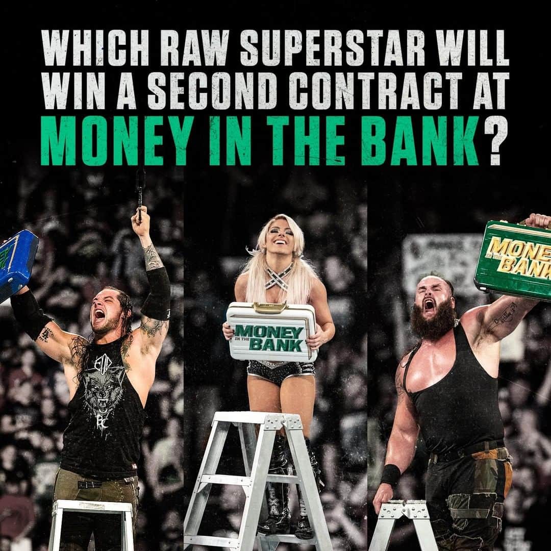 WWEさんのインスタグラム写真 - (WWEInstagram)「Who has the best chance at a repeat performance at #MITB? 🤔 @baroncorbinwwe @alexa_bliss_wwe_  #BraunStrowman」5月3日 3時00分 - wwe