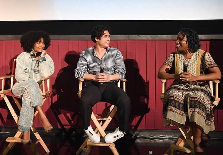 Warner Bros. Picturesさんのインスタグラム写真 - (Warner Bros. PicturesInstagram)「PRESS TOUR DAY 1: Thank you, Atlanta! @yarashahidi, @melton & @nicolayoon got to see #TheSunIsAlsoAStar with bright, young future leaders, talk about love, and of course take some fun photos with everyone! Follow @thesunisalsoastar Instagram story for more! (📸: @thephotomanlife / Getty Images)」5月3日 3時31分 - wbpictures