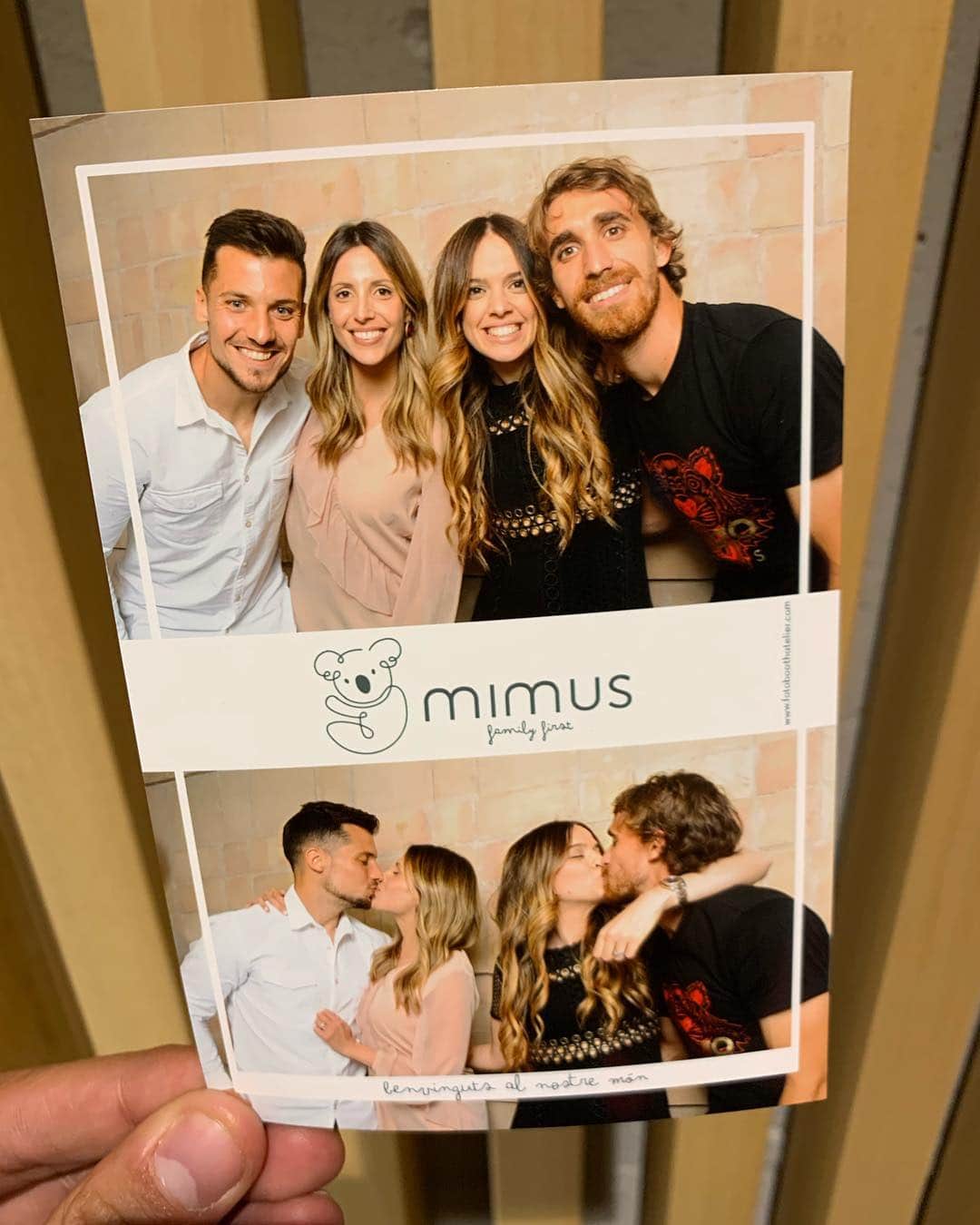 のインスタグラム：「Molt content i orgullós de vosaltres!! Molta sort @mimusfamily en aquest nou projecte!!❤️👶🏼」