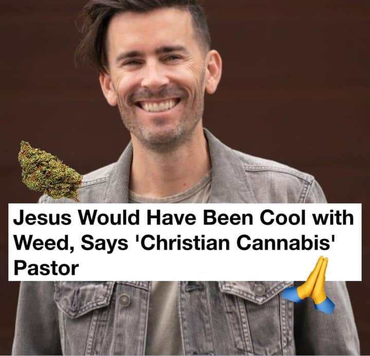 VICEさんのインスタグラム写真 - (VICEInstagram)「Jesus apparently would've been chill with the devil's lettuce, according to a pastor named Craig Gross. 🥬 😇 Read more about Gross and "Christian Cannabis" at the link in bio. 📸 c/o Craig Gross.」5月3日 5時21分 - vice