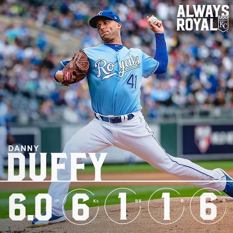 カンザスシティ・ロイヤルズさんのインスタグラム写真 - (カンザスシティ・ロイヤルズInstagram)「Quality #DuffDay. #AlwaysRoyal」5月3日 5時23分 - kcroyals