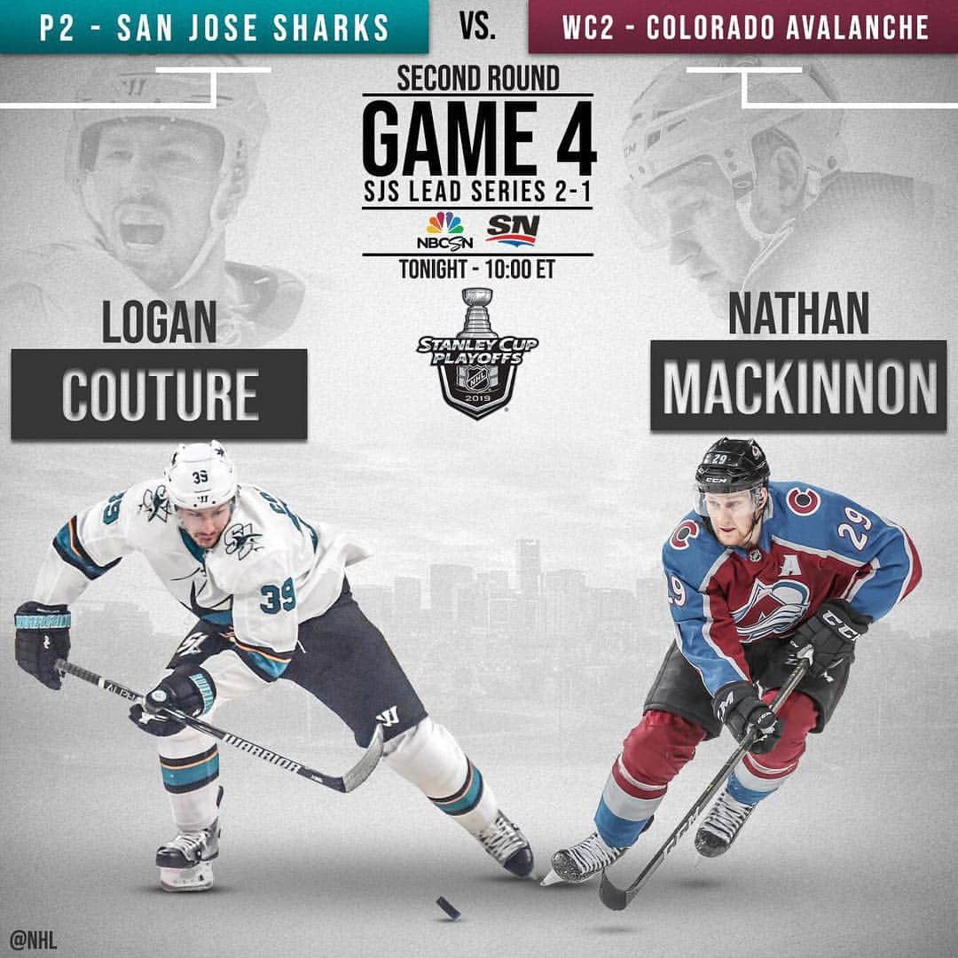 NHLさんのインスタグラム写真 - (NHLInstagram)「Can @mackinnon29 and the @coloradoavalanche even the series tonight at home versus the @sanjosesharks? 📺: 10:00 ET on @nhlonnbcsports and @sportsnet. #StanleyCup」5月3日 5時27分 - nhl
