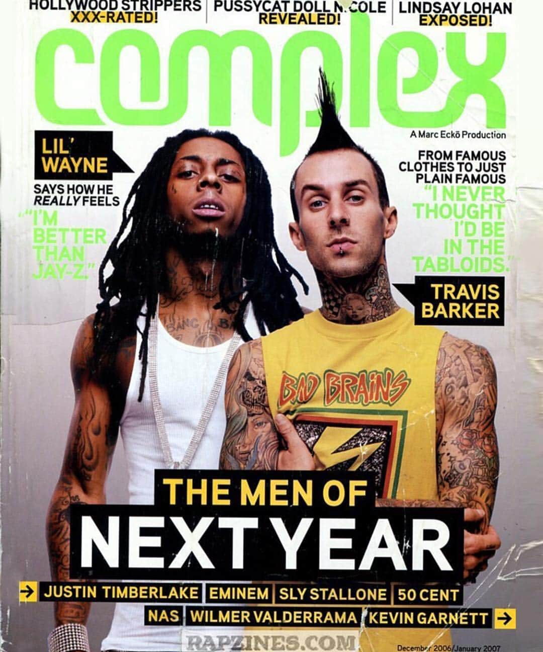 トラヴィス・バーカーさんのインスタグラム写真 - (トラヴィス・バーカーInstagram)「This throwback 👀 @complex @liltunechi」5月3日 5時27分 - travisbarker