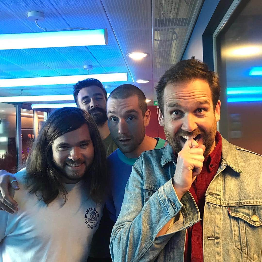 BBC Radioさんのインスタグラム写真 - (BBC RadioInstagram)「Always a pleasure to have Bastille stop by ❤️ Make sure you listen out for their new track: ‘Joy’」5月3日 5時58分 - bbcradio1