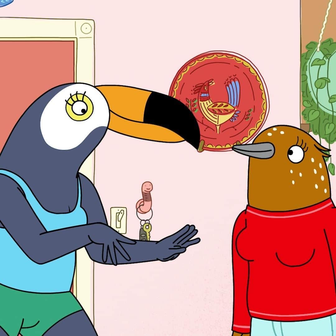 VICEさんのインスタグラム写真 - (VICEInstagram)「Netflix’s newest animated comedy 'Tuca & Bertie' drops tomorrow. 🚨 The show—created by 'BoJack Horseman' designer and producer Lisa Hanawalt and starring Tiffany Haddish and Ali Wong—is a wildly smart comedy for anxious millennial women. 📺 🙋‍♀️ Read more at the link in bio. 🎨: Netflix」5月3日 6時01分 - vice