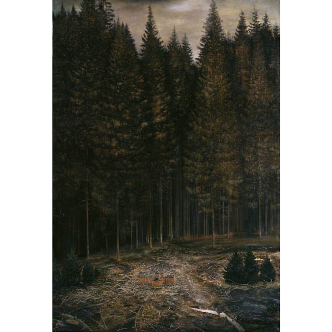 テート・ギャラリーさんのインスタグラム写真 - (テート・ギャラリーInstagram)「Where will you lose yourself this weekend?  Ged Quinn, Cross in the Wilderness 2003–4, oil on canvas, Tate collection.」5月3日 6時07分 - tate