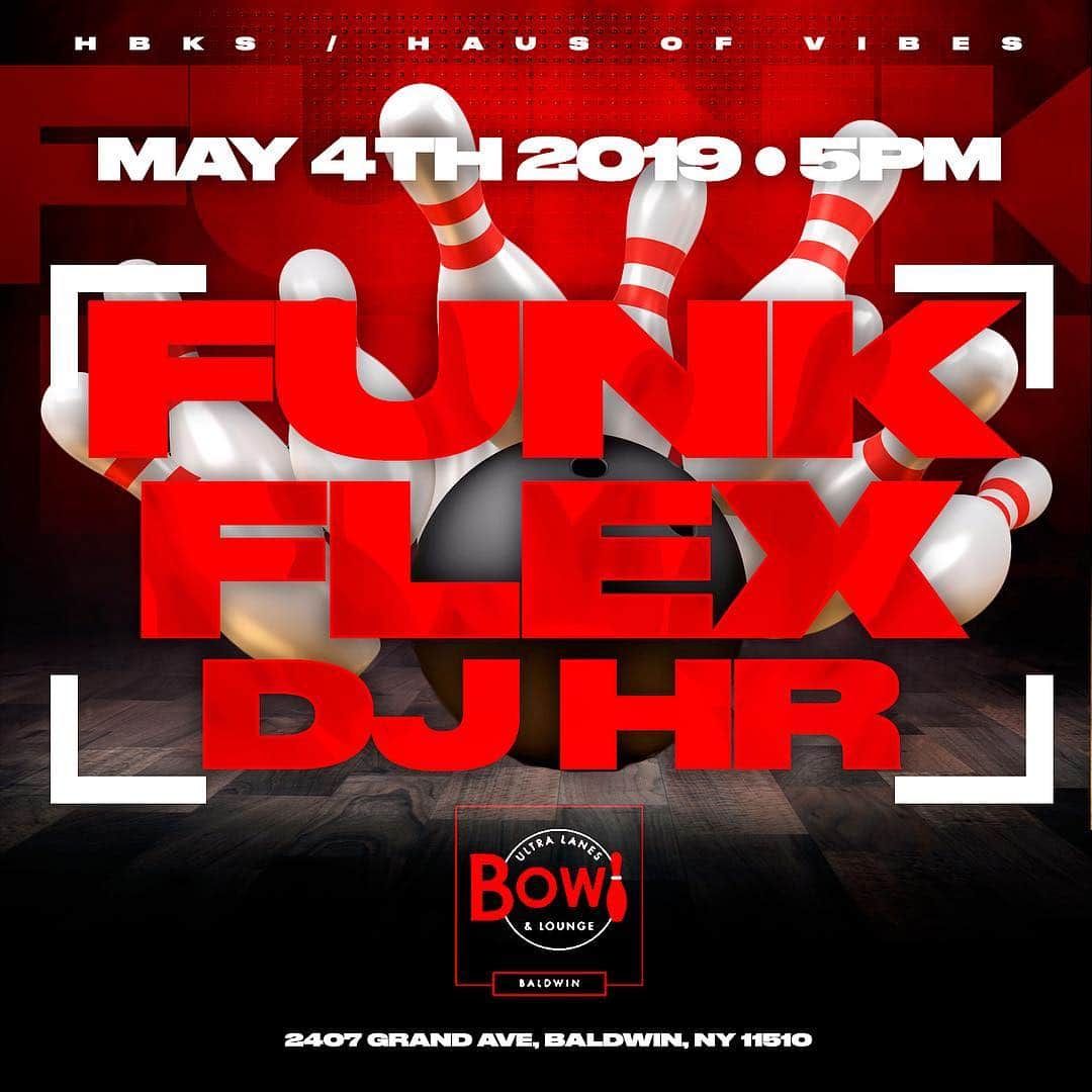 ファンクマスター・フレックスのインスタグラム：「@funkflex x @djhrnyc x @litdigitaldjs」