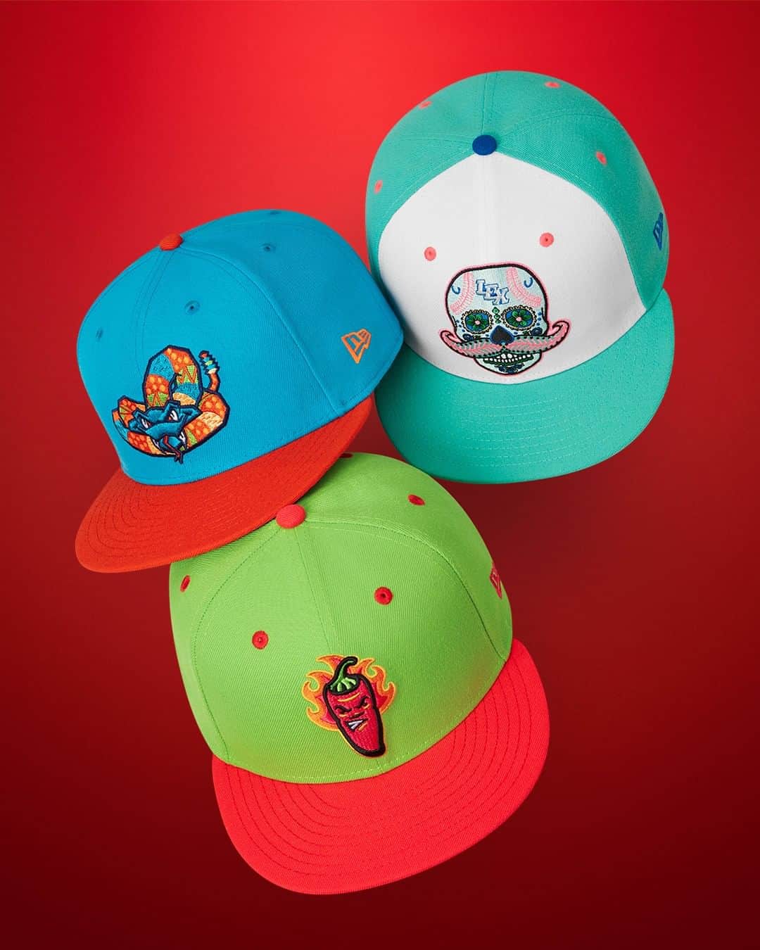 ニューエラ・キャップのインスタグラム：「The celebration continues. Join MiLB as they recognize their diverse Hispanic communities throughout the season with the 2019 Copa de la Diversión Collection. Select teams available at neweracap.com」