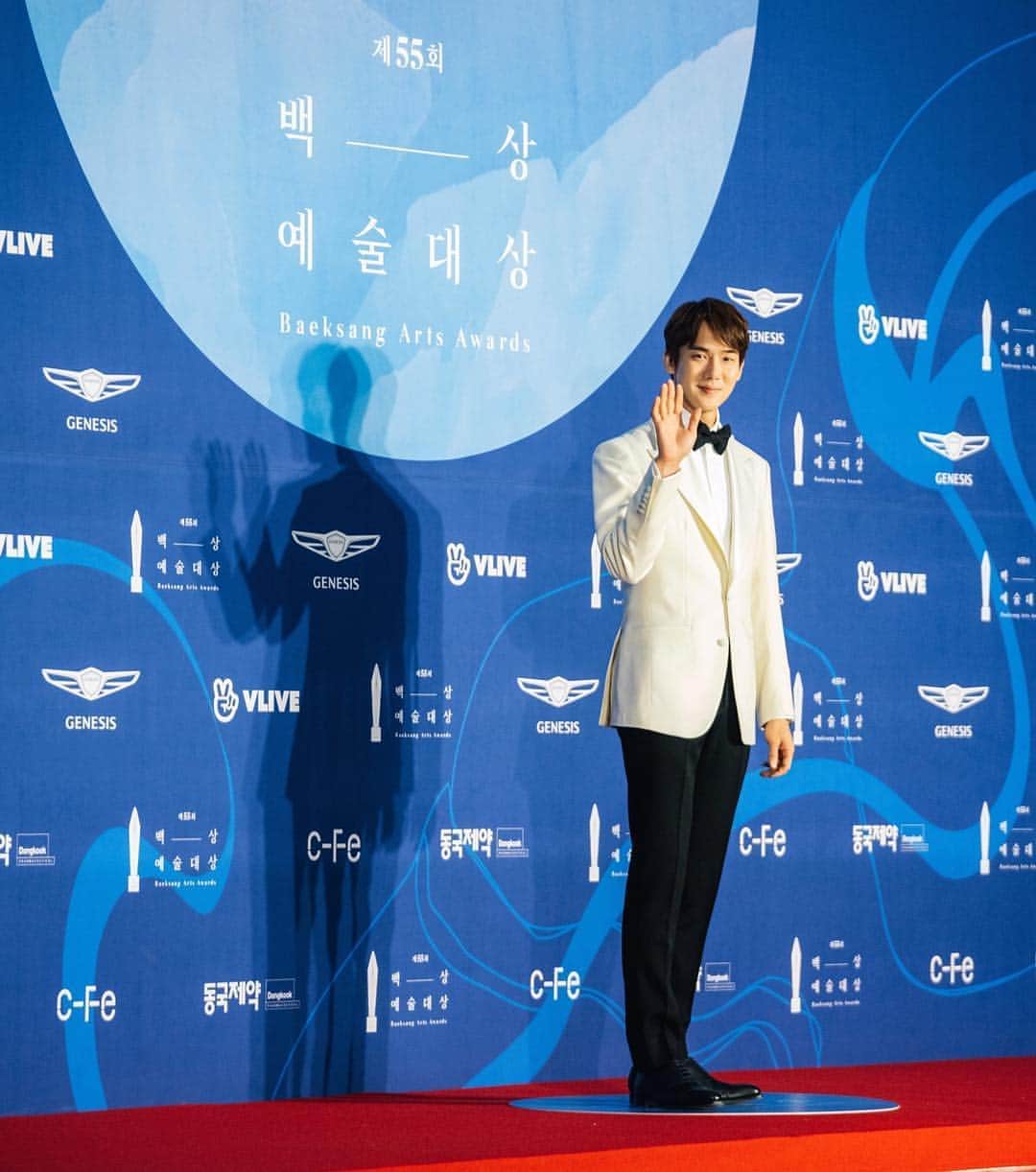 ユ・ヨンソクのインスタグラム：「#백상예술대상」