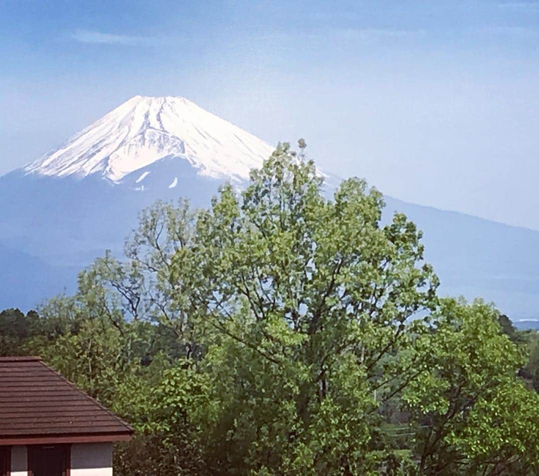 伊藤裕子さんのインスタグラム写真 - (伊藤裕子Instagram)「朝起きて、この景色。 癒される。 #富士山 #鶯の声」5月3日 9時44分 - yukoito_official