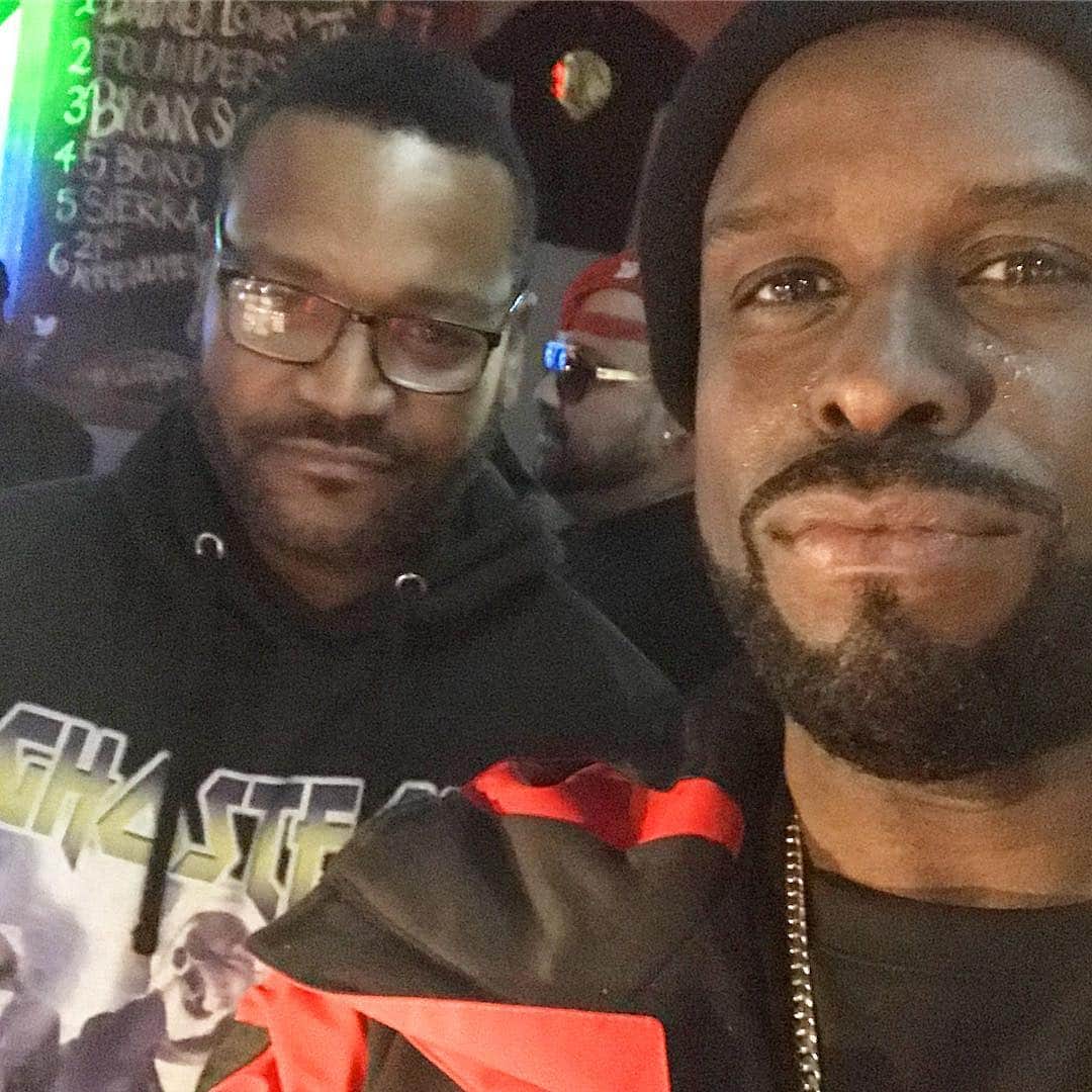 ファンクマスター・フレックスのインスタグラム：「I haven’t seen @tragedy252 in so long! He put me up on so many Queens artist early when I first got to the radio... A Queens anchor that always put on for his borough! #ThugParadise !!!!」