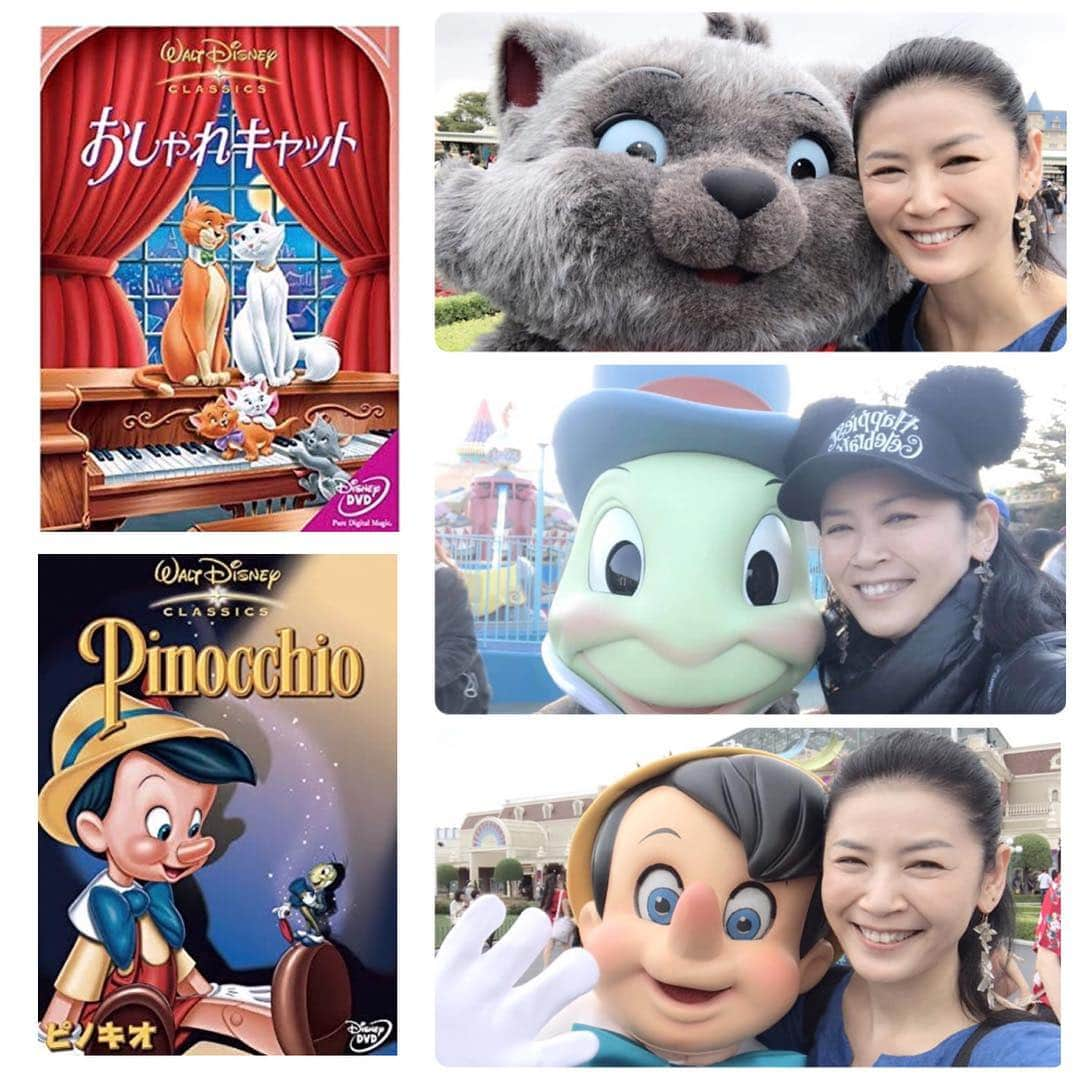 睦さんのインスタグラム写真 - (睦Instagram)「続いての Disney DELUXE は。  フリーグリーティングで 出会えた キャラクターちゃん達が 登場する作品くくりでと。  おしゃれキャットの ベルリオーズ 。  ピノキオの ジミニークリケットと ピノキオ。  こちらも、 クラシックな作品ですね。  おしゃれキャットと ピノキオを。  ピノキオは、絵本や 本で読んだ記憶がありますが、 おしゃれキャットは たぶん完全にお初です。  しかも舞台が パリだったとは！  しかも、 私が生まれた年の作品。  ピノキオなんて、 1940年の作品😳  さすが、 歴史が長いですね。  時代背景の勉強にも なっております、はい。  #disney  #disneydeluxe  #disneymovie  #ディズニー  #ディズニー映画  #ディズニームービー  #ディズニーデラックス  #おしゃれキャット  #aristocats  #映画  #movie  #ピノキオ  #pinocchio  #ベルリオーズ  #1ヶ月無料  #ジミニークリケット  #ジミニー  #jiminycricket  #jiminy  #フリーグリーティング  #freegreeting  #berlioz  #東京ディズニーランド  #disneyland  #見放題  #anime  #モデル  #model  #井上睦都実 #睦」4月29日 13時59分 - mutsumi1220