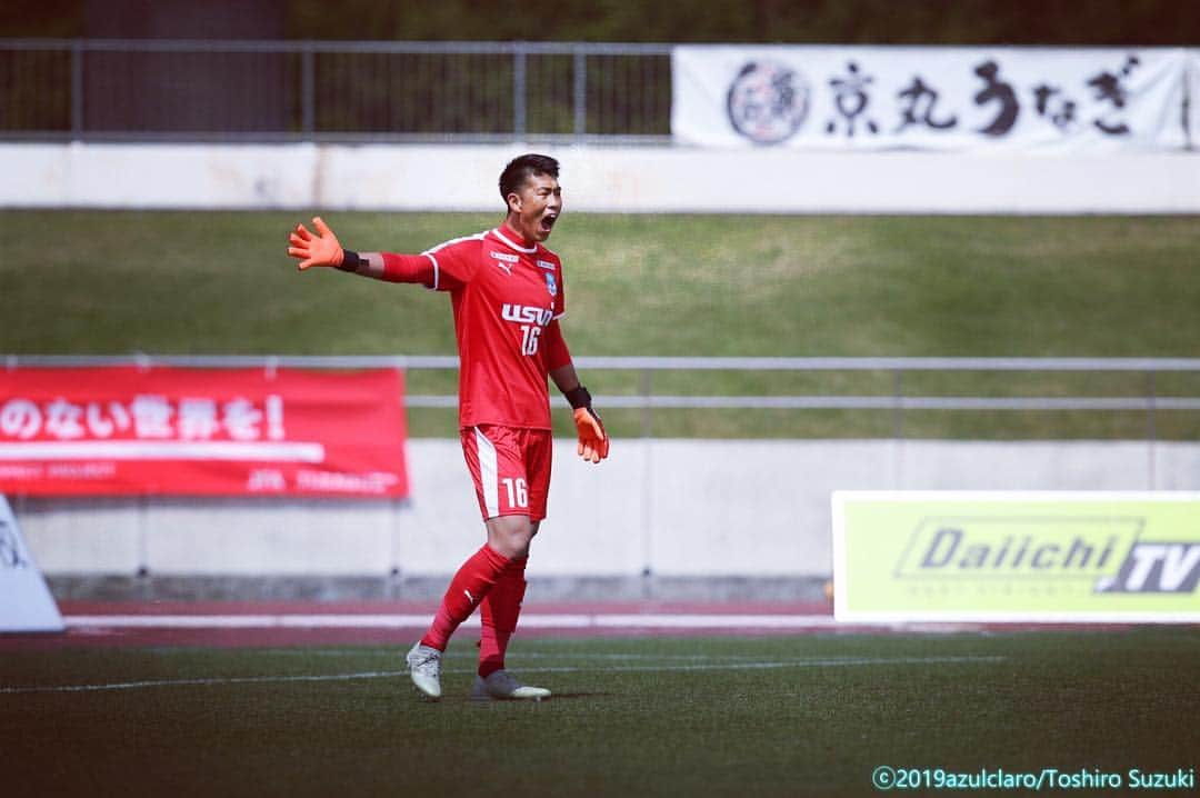 牲川歩見のインスタグラム：「悔しい敗戦。  もっとチームを勝たせることができる存在になるために、個人のレベルを上げていかなければいけない。失敗から多くを学んでより強く成長していきます！  #アスルクラロ沼津  #走れアスル #熊本戦」
