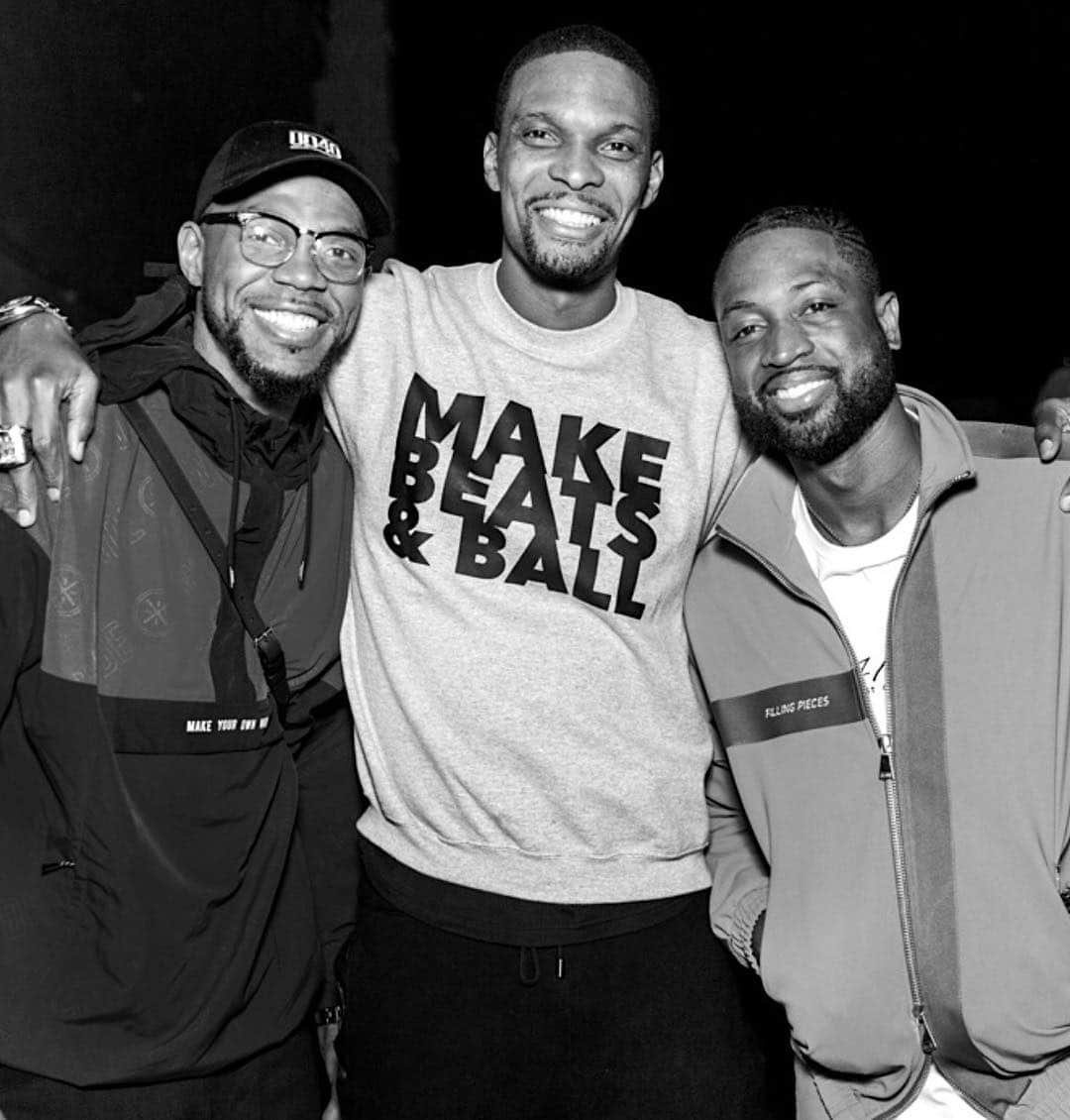 クリス・ボッシュさんのインスタグラム写真 - (クリス・ボッシュInstagram)「My guys right here!! 🏆 @ud40 @dwyanewade #Brothers #Family #always #HeatNation」4月29日 9時54分 - chrisbosh