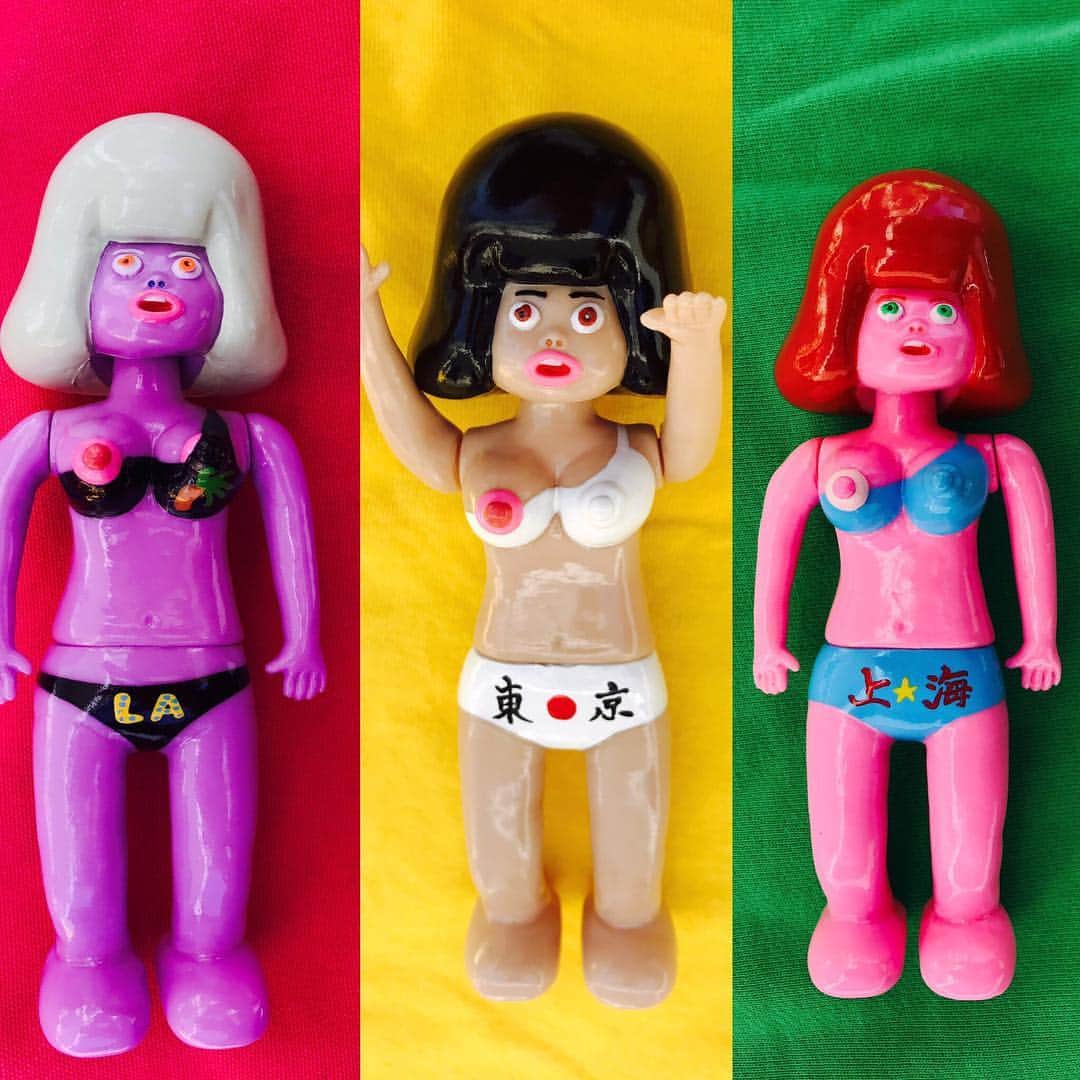 デハラユキノリのインスタグラム：「タイランドトイエキスポ2019用ソフビ 5/2〜 for thailandtoyexpo 2019 #thailandtoyexpo  #デハラユキノリ  #dehara #deharayukinori」