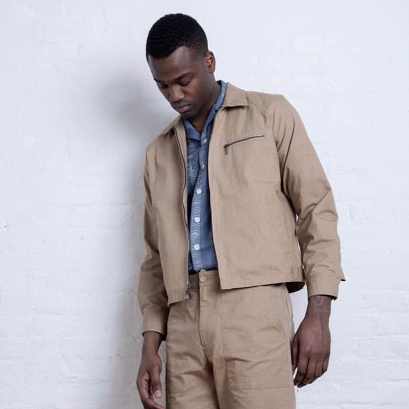のインスタグラム：「Kicking off this week the perfect Spring jacket•  Shop our Raglan Ripstop Jacket now! Never forget...Made in the USA, Made in NYC • • • #krammerstoudt #ksway #ss19 #dressefficently #drop2」