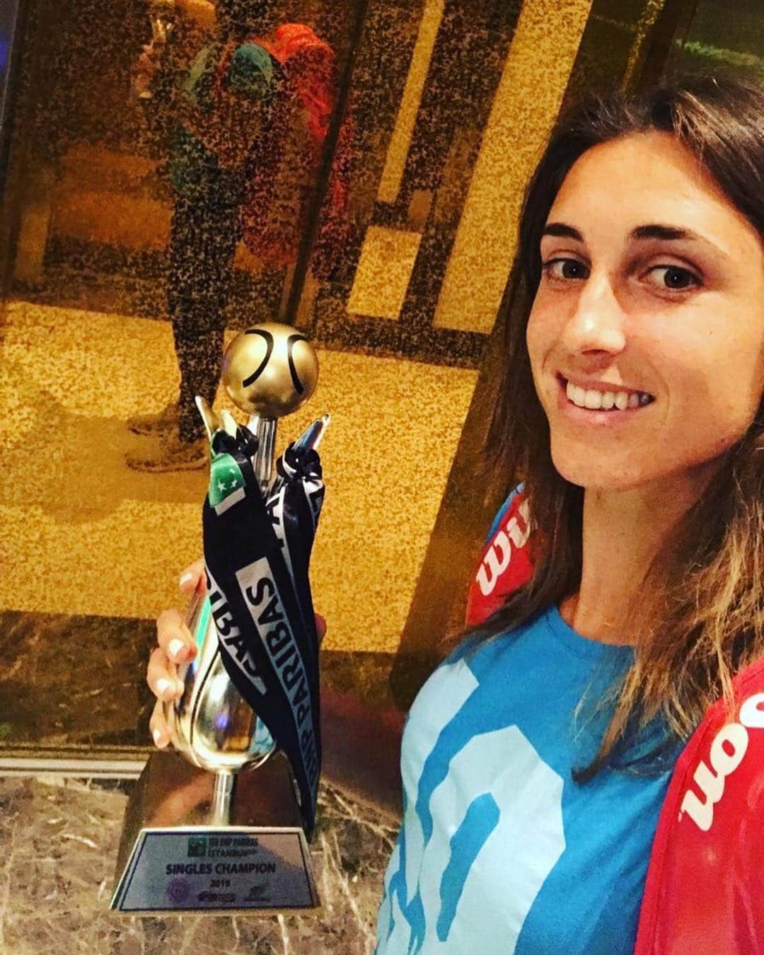 WTA（女子テニス協会）さんのインスタグラム写真 - (WTA（女子テニス協会）Instagram)「🏆🙌 #Repost @thepetramartic ・・・ 🏆😳😈🥰😻🦁🙏🏼🤫 #captionthis because I’ve got seriously no words and it’s still hard to believe.. so happy and grateful to be able to get my first WTA title in Istanbul ❤️ I’m moved by all the love from you guys that just keeps on coming, Thank You for all of it. This week has been pretty long and intense, but the outcome could not have been better and safe to say - it was well worth it. #TeamMartic #FirstBaby」4月29日 23時19分 - wta