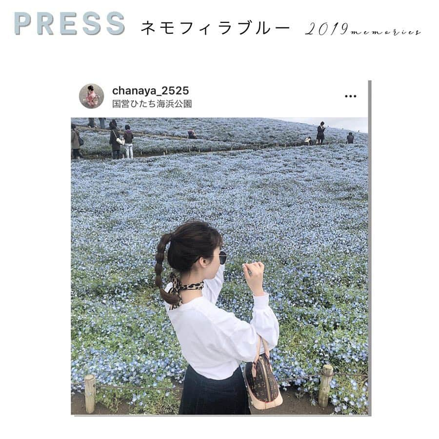 PRESSさんのインスタグラム写真 - (PRESSInstagram)「英語名はBaby blue eyes👶💠﻿ （赤ちゃんの青い瞳）﻿ ネモフィラが今、見頃です。﻿ ﻿ PRESS official bloggerの﻿ 준さんがお友達と行かれた﻿ ネモフィラ畑のblogを﻿ POSTしてくださいました♡﻿ ﻿ 준さんのblog&Instagramは﻿ こちらからfollow💁‍♀️→﻿ @jun_kwmt ﻿ ㅤ﻿﻿ —————————————————— ㅤ﻿﻿ ﻿﻿ お気に入りの写真に @pressblog #pressblog をㅤ﻿﻿ タグ🏷して投稿してください♡﻿﻿ PRESS公式アカウントでㅤ﻿﻿ あなたのアカウントをご紹介致します! ㅤ﻿﻿ ㅤ﻿﻿ ——————————————————﻿﻿ ﻿ #ネモフィラ #babyblueeyes #ネモフィラの丘 #ネモフィラ祭り #ネモフィラ祭り2019フォトコン #ネモフィラブルー #ネモフィラ畑 #花畑 #フラワー #お花 #お花畑 #インスタ映え #フォトジェニック #pressblog」4月29日 16時48分 - press.inc