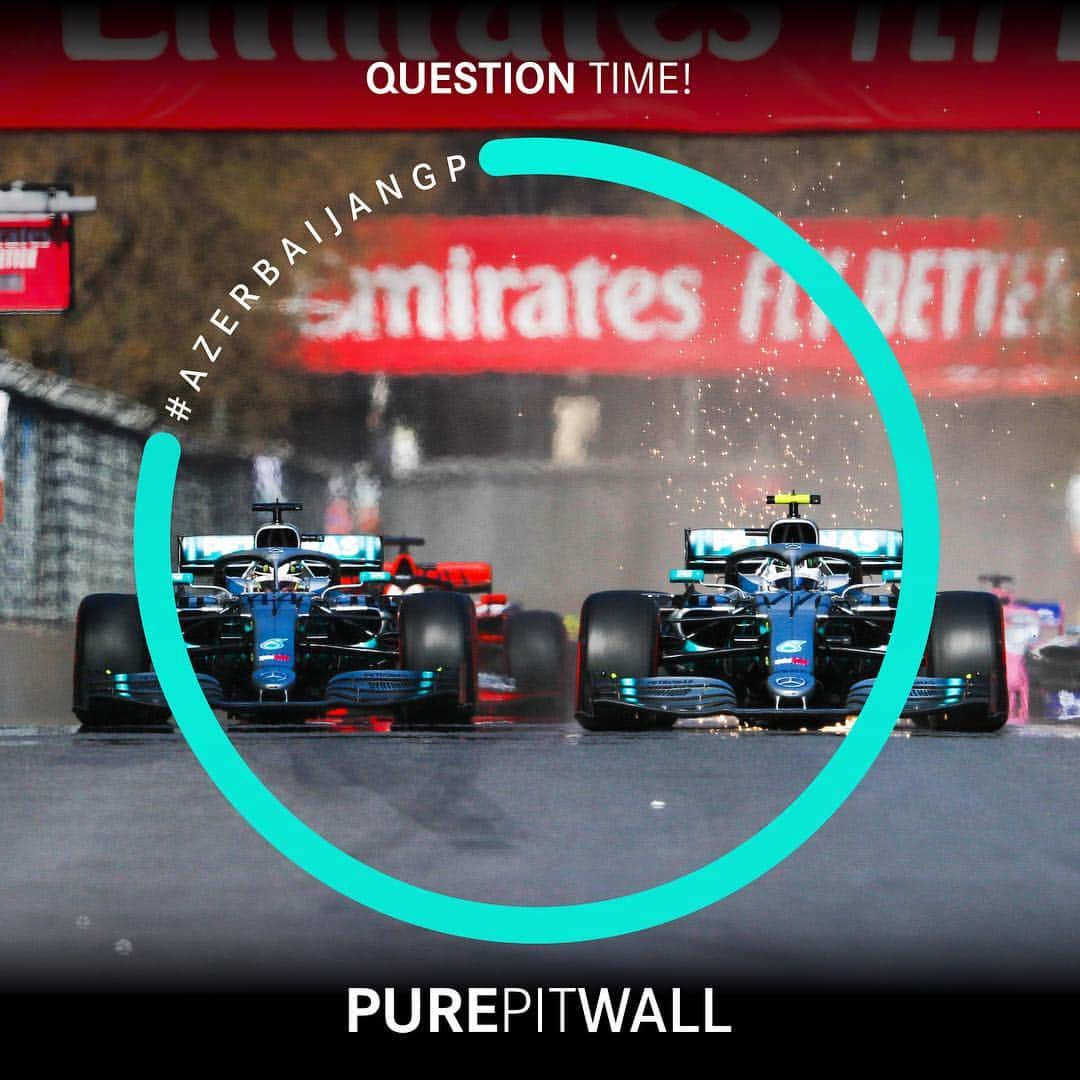 のインスタグラム：「Time to get your questions in for our #AzerbaijanGP debrief! 👏 Let us know your queries in the comments and we’ll do our best to answer them in this week’s @purepitwall video! 🤓📈」