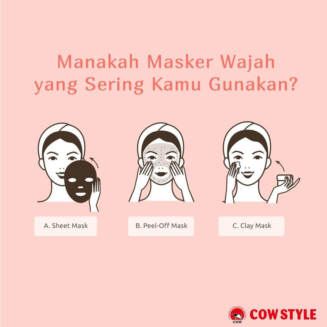 COWSTYLEIDさんのインスタグラム写真 - (COWSTYLEIDInstagram)「Selain menggunakan rangkaian skin care, kamu juga wajib menggunakan masker wajah yang sesuai jenis kulit wajahmu, lho. Well, mana masker wajah yang sering kamu pakai?  Tulis jenis masker andalanmu di kolom komentar dan temukan informasi masker yang sesuai dengan jenis kulit wajahmu ya, Ladies! #CowStyleID #CowBrand #JapaneseSoap」4月29日 19時00分 - cowstyleid