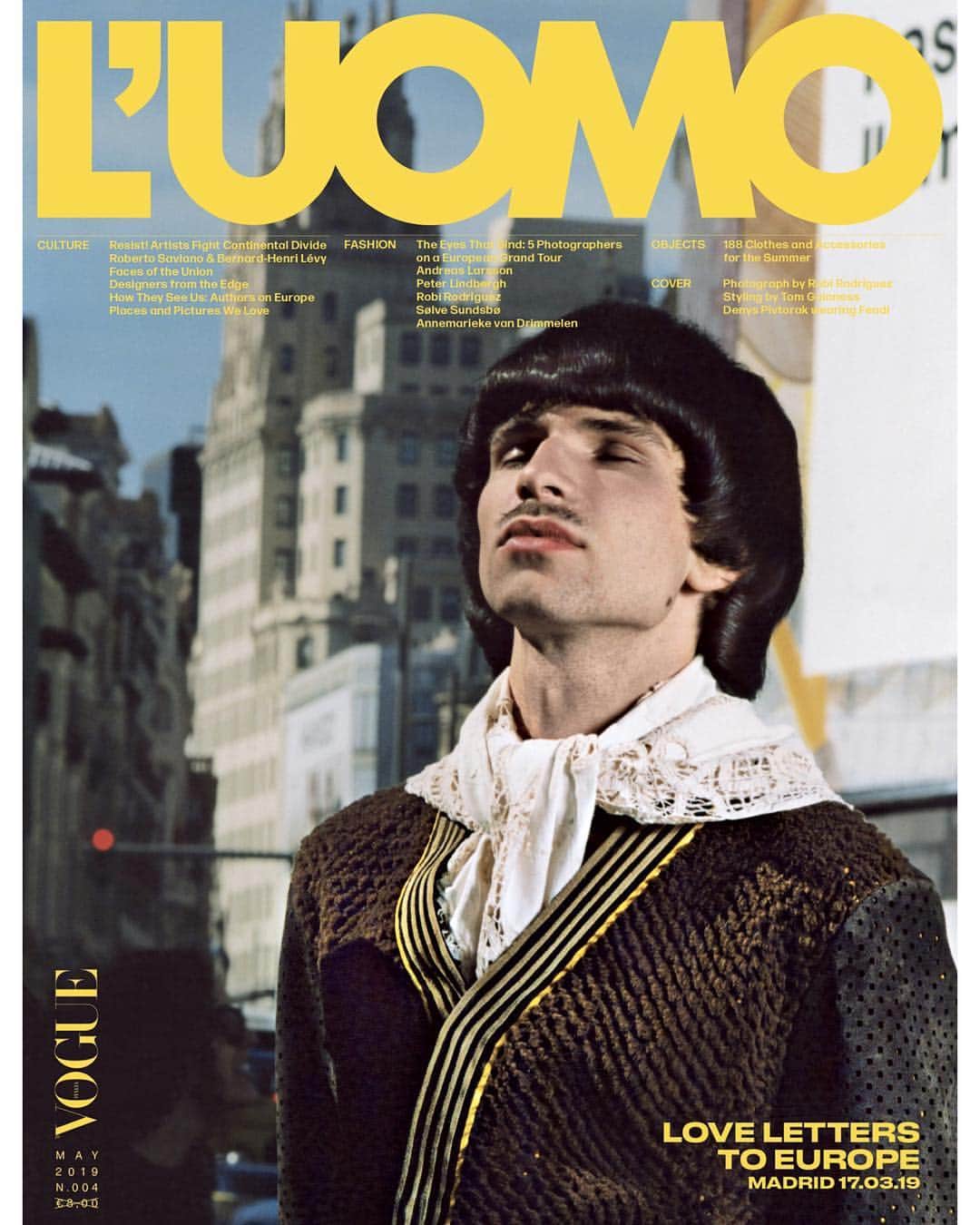 Vogue Italiaさんのインスタグラム写真 - (Vogue ItaliaInstagram)「@luomovogue ✨ On Newsstands TODAY! Love Letters to Europe. 🇪🇺✨ Our new special issue dedicated to Europe. #WELOVEU #LUOMOLovesEU Getting to Spain, a frontier land. ‘ROMANCE DE LA LUNA’ featuring @denyspivtorak in @fendi photographed by @robirodriguez @managementartists styled by @tom_guinness @intrepidlondon ‘This is an issue produced entirely by Europeans, in Europe, and for Europe. On these pages you’ll find a series of love letters to our homeland, a voyage of discovery made of stories and emotions from across the continent.’ #EmanueleFarneti Full credits: #DenysPivtorak @midlandagency Editor in chief @efarneti Creative director @thomasperssonstudio Deputy editor in chief @mralanprada Fashion @franragazzi @mirtatrastulli Casting directors @pg_dmcasting and @samuel_ellis @ DM Fashion Studio Hair @keisuketerada @julianwatsonagency using @davinesitalia On set @nrj_martin @western_promises  Discover more via link in bio.」4月29日 20時08分 - vogueitalia