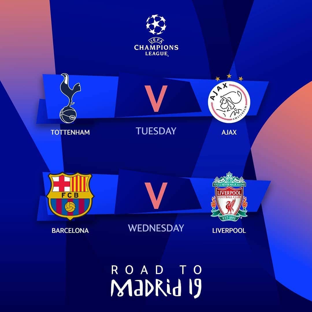 UEFAチャンピオンズリーグさんのインスタグラム写真 - (UEFAチャンピオンズリーグInstagram)「Who's winning this week? 💪⁣ ⁣ ℹ️ #UCL semi-final first legs 🔥」4月29日 20時28分 - championsleague