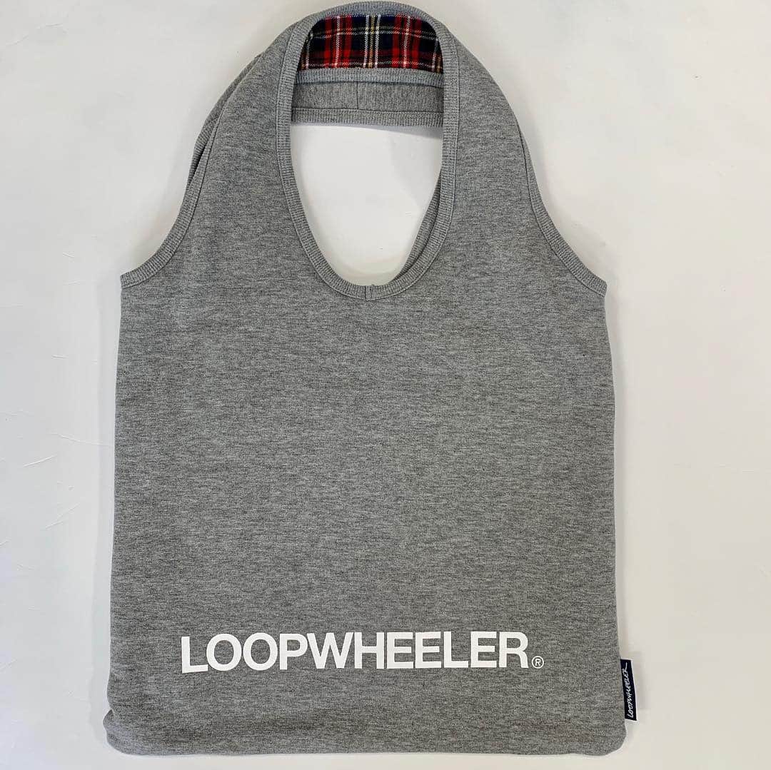 のインスタグラム：「20周年記念セットのバッグ . #lw20th #loopwheeler20th #loopwheeler20周年記念  #lwワッペン」