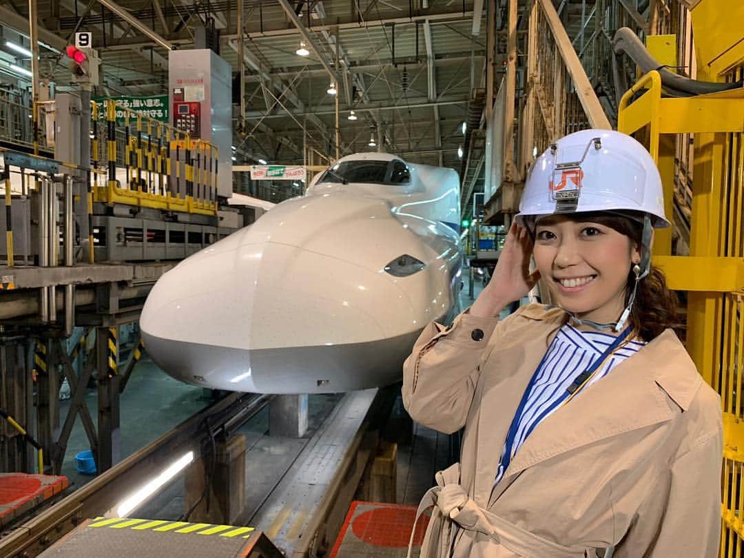 須黒清華のインスタグラム：「そしてこの後はっ‼︎ この場所から生中継ー🚅✨ 今夜は平成最後のWBSです。 #平成最後 #平成最後のWBS #生中継 #ワールドビジネスサテライト」