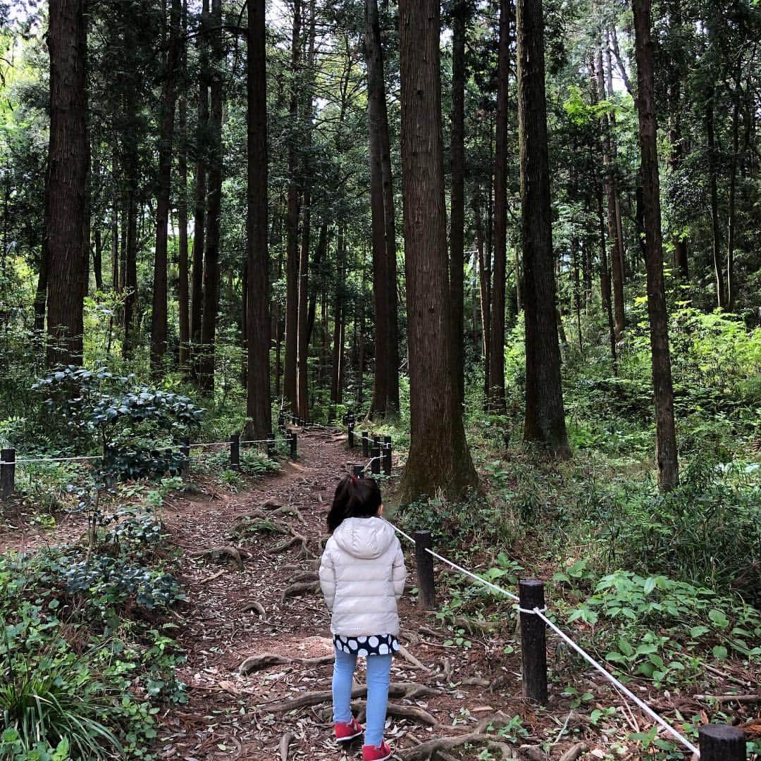 中岡由佳さんのインスタグラム写真 - (中岡由佳Instagram)「寺家ふるさとの森で田舎の景色を楽しみ、山登り。自然の中で過ごした後の家でのお昼寝は最高でした。息子を抱っこして山登りもしたので、帰宅して子供達と一緒に3時間夢の中。。」4月29日 21時07分 - yuka_nakaoka
