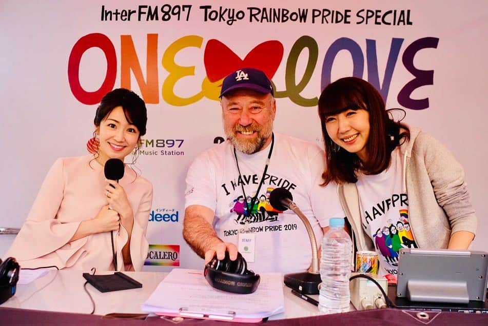 InterFM897さんのインスタグラム写真 - (InterFM897Instagram)「TOKYO RAINBOW PRIDE 2019 SPECIAL -ONE LOVE-🌈 sponsored by R&C / indeed / ViiV Healthcare / AIG / LGBT Finance / KAEMON / Cocalero / GAP Japan / Gilead Sciences / SPRING VALLEY BREWERY / segasammy / Salesforce / CHEERIO Corporation / BizReach / Monex  DJs : George Cockle / 渡辺麻耶 / 吉村昌広 GUESTS : 長野美郷 / George Williams / Shaula / 中村中 / 八方不美人 / さかいゆう / 佐藤タイジ / GUY PERRYMAN / クリス-ウェブ佳子 / りゅうちぇる / コムアイ(水曜日のカンパネラ) / 木津毅  4/29(月・祝)10:00-17:40 まで7時間40分に亘りTOKYO RAINBOW PRIDE 2019 の PRIDE FESTIVAL が開催された代々木公園内特設ラジオブースから公開生放送でお送りしました！一人一人の愛が集まって大きな愛に溢れた放送になりました！リスナーのみなさん、協力頂いた全ての皆様ありがとうございました！全ての人の愛が平等でありますように💖 #love897 #interFM897」4月29日 21時23分 - interfm897