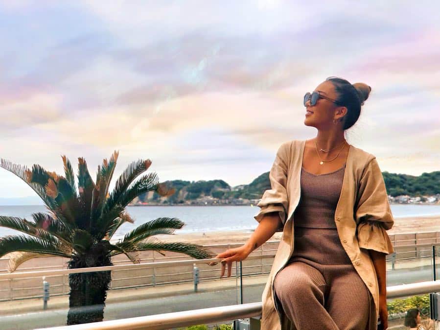 菅又菜摘（ナツ）さんのインスタグラム写真 - (菅又菜摘（ナツ）Instagram)「gw🏝🌈 #ootd #code #outfit #fashion #totheseahawaii #to_the_sea_hawaii #kamakura #zaimokutheterrace #mercicamp #yuigahama #beach #kogenatsu #焦げNATSU #こげなつ」4月29日 21時34分 - kogenatsu920