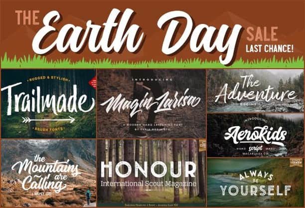 myfontsさんのインスタグラム写真 - (myfontsInstagram)「Last Call #EarthDaySale ending soon!!! Get in the game and capture these typefaces for up to 75% OFF https://bit.ly/2DyXH1D」4月30日 8時22分 - myfonts