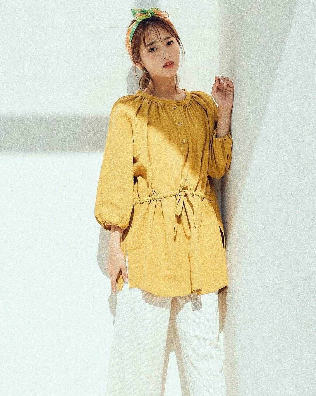 近藤千尋のインスタグラム：「おはようございます🌿 FLASH BLUEのイメージモデルを させて頂いてます✨😍 しまむらで販売していて プチプラでトレンドアイテムも 沢山あります❤️🥰 是非チェックお願いします🤲 #FLASHBLUE #しまむら #プチプラ」